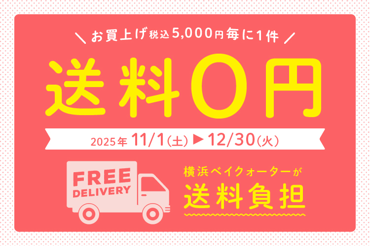 【期間限定】送料0円キャンペーン