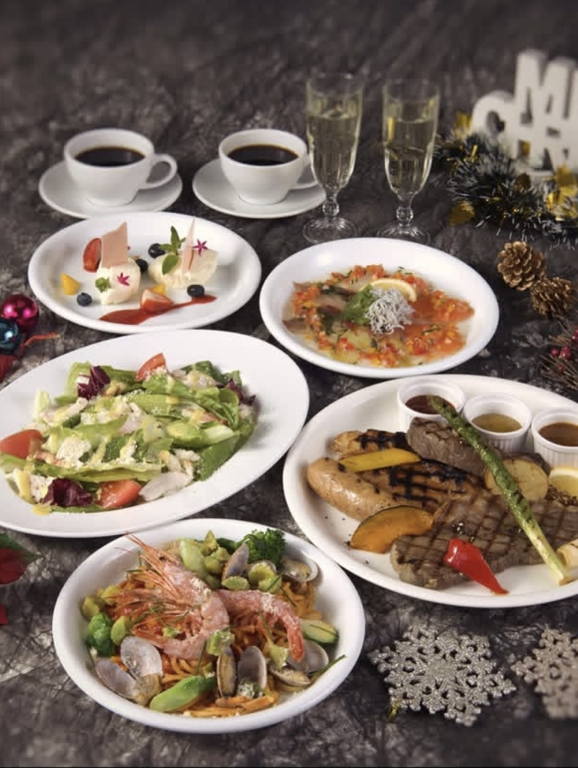 【乾杯スパークリングワイン付】バベルベイサイドキッチンが贈るクリスマスディナーコース